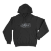 Historia Deletus Skull Unisex Hoodie Black