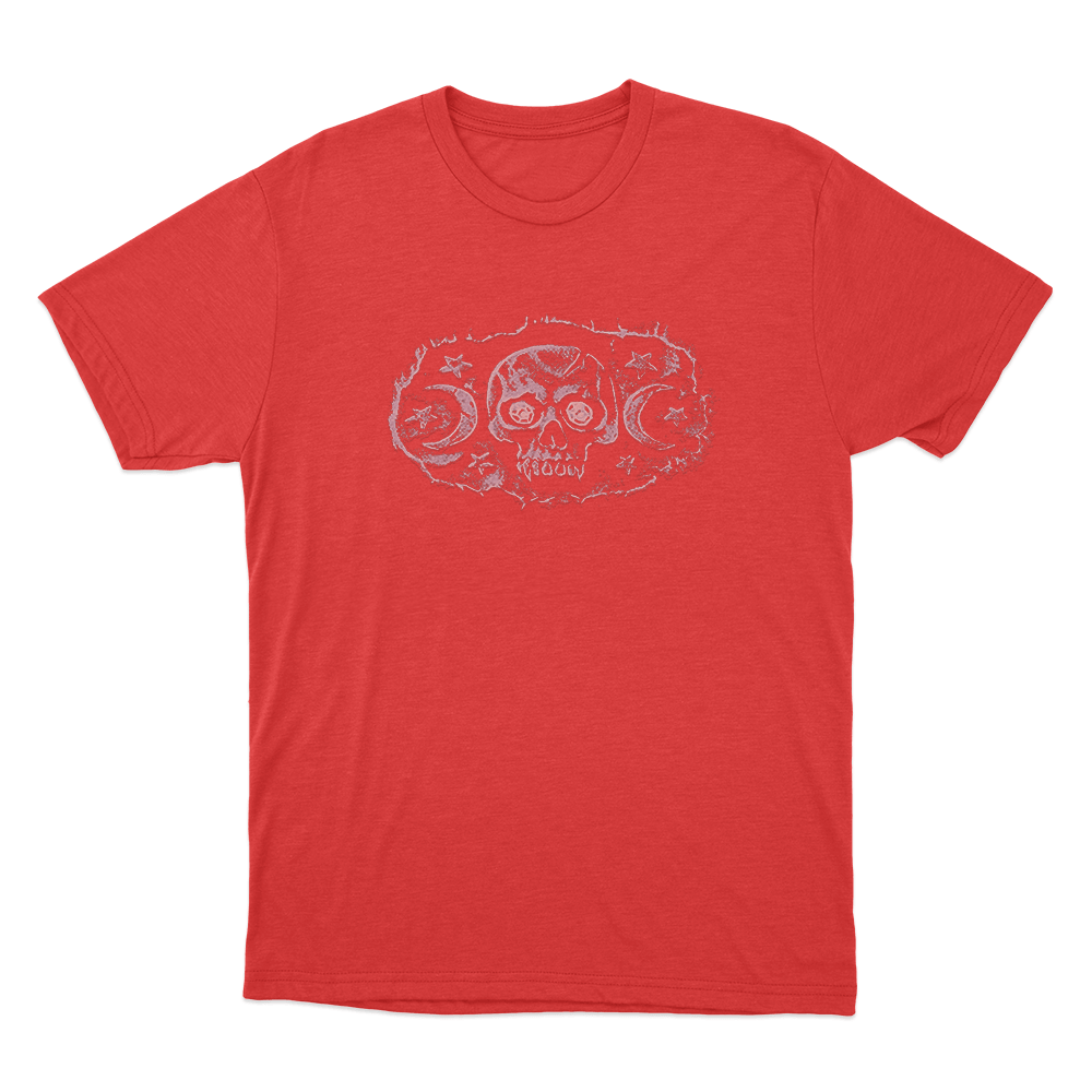 Historia Deletus Skull Unisex T Shirt Red Historia Deletus Skull Unisex T Shirt Red