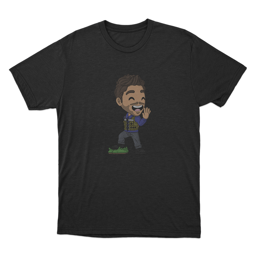 Stimpee Cartoon Unisex T Shirt Black Stimpee Cartoon Unisex T Shirt Black