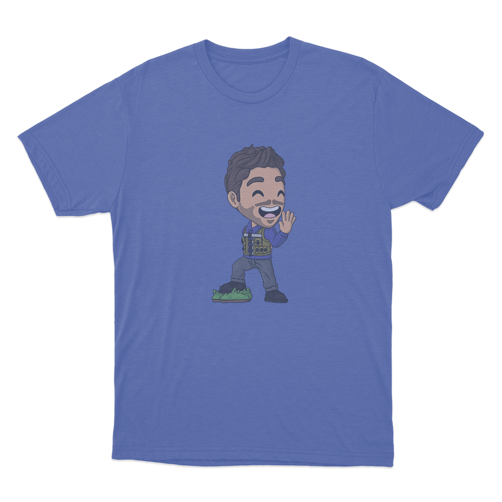 Stimpee Cartoon Unisex T Shirt Blue Stimpee Cartoon Unisex T Shirt Blue