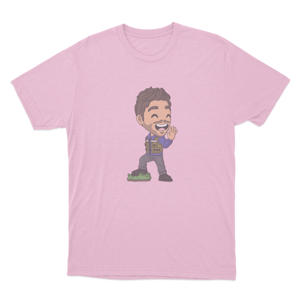 Stimpee Cartoon Unisex T Shirt Pink Stimpee Cartoon Unisex T Shirt Pink