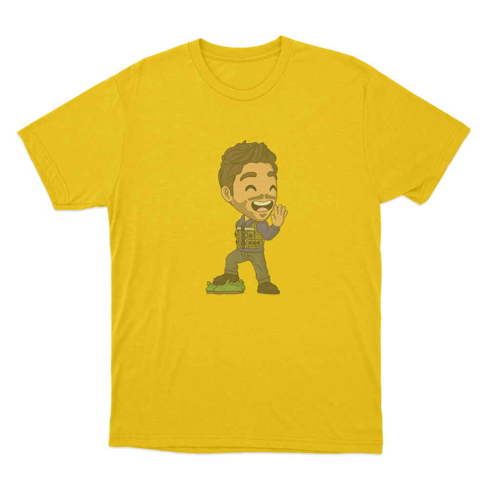 Stimpee Cartoon Unisex T Shirt Yellow Stimpee Cartoon Unisex T Shirt Yellow