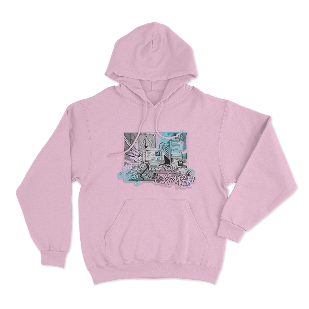 Stimpee Meme Archive Unisex Hoodie Pink Stimpee Meme Archive Unisex Hoodie Pink 1