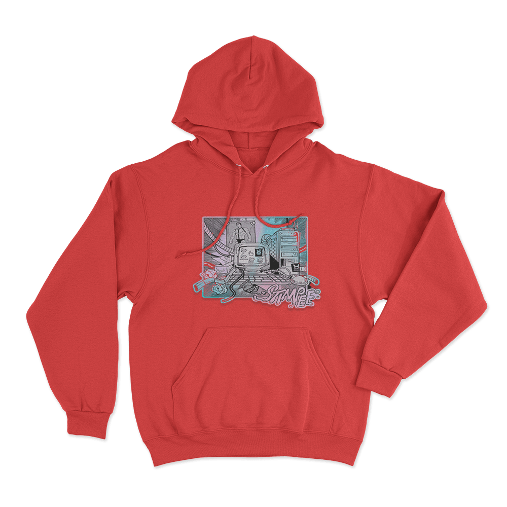 Stimpee Meme Archive Unisex Hoodie Red Stimpee Meme Archive Unisex Hoodie Red 1