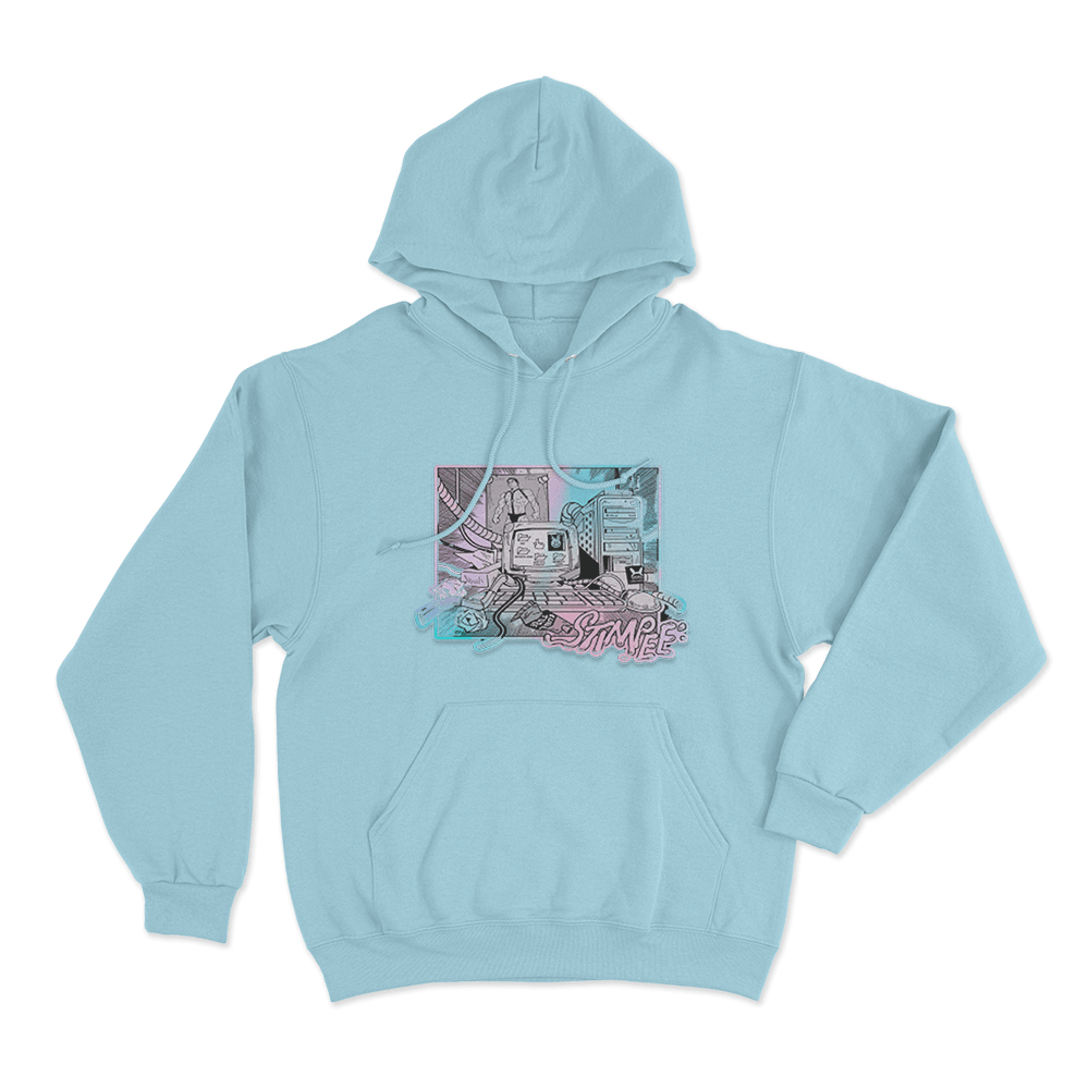 Stimpee Meme Archive Unisex Hoodie Sky Blue Stimpee Meme Archive Unisex Hoodie Sky Blue 1