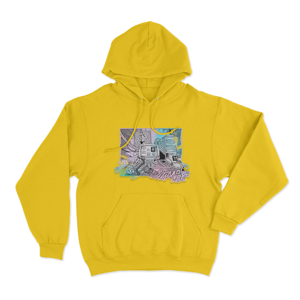 Stimpee Meme Archive Unisex Hoodie Yellow Stimpee Meme Archive Unisex Hoodie Yellow 1