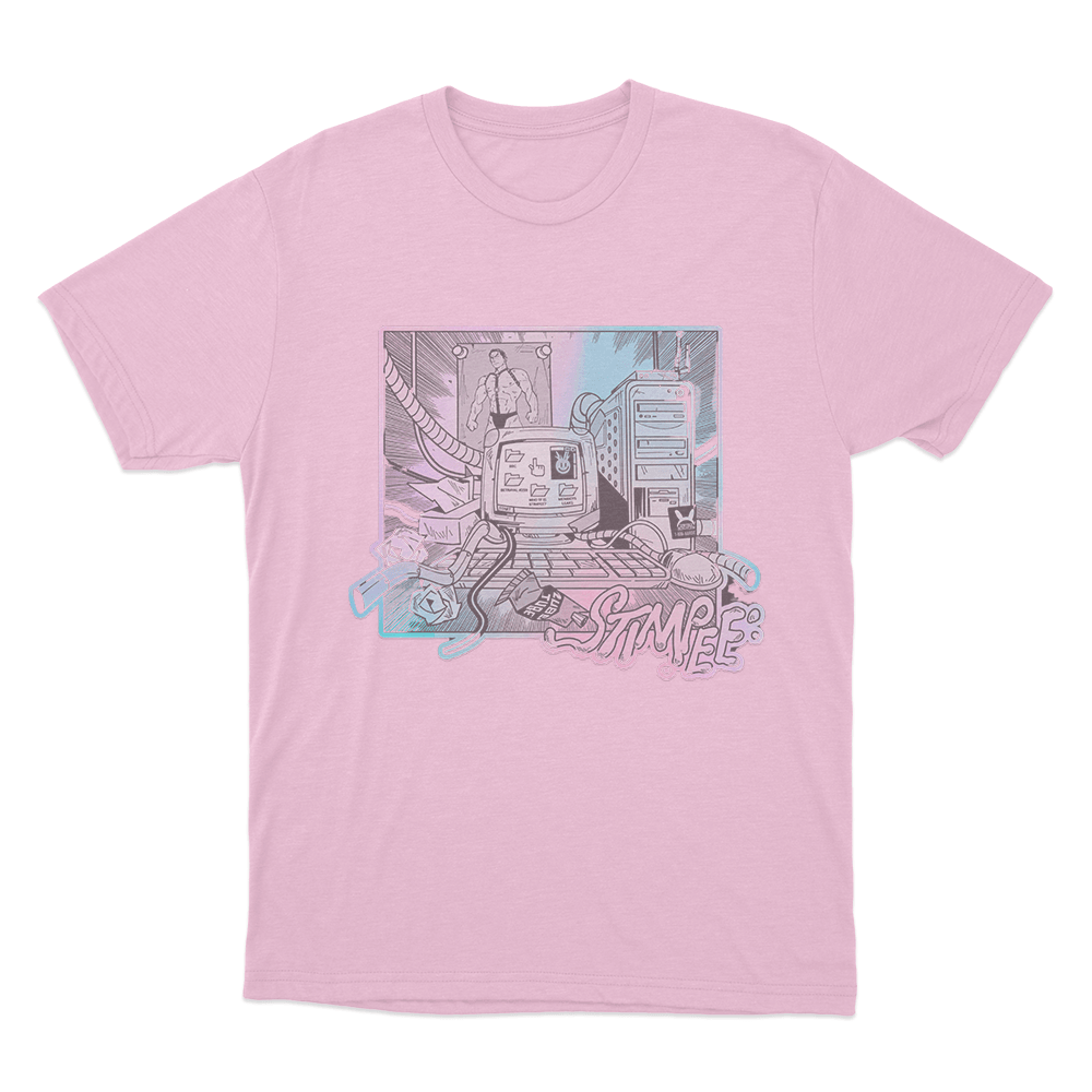 Stimpee Meme Archive Unisex T Shirt Pink Stimpee Meme Archive Unisex T Shirt Pink
